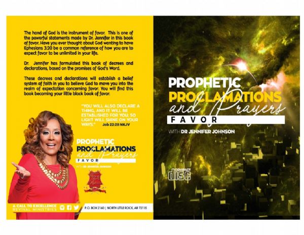 Prophetic Proclamations and Prayers on Favor Book